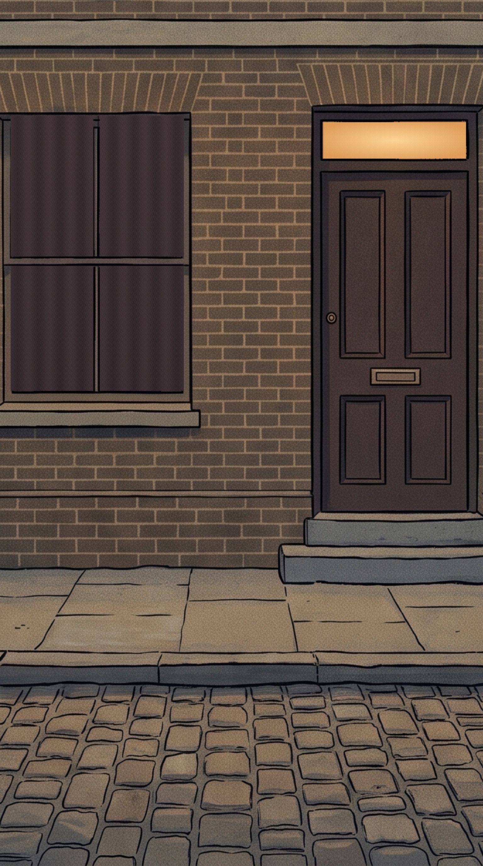 Painted setting: Madame Vex's parlour, a terrace house in Bloomsbury, London.